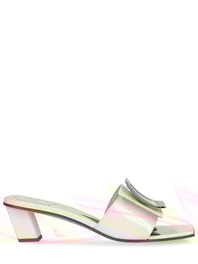 商品Roger Vivier|45mm Biki Love Patent Leather Sandals,价格¥7083,第1张图片