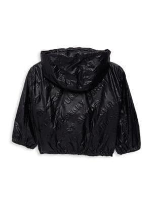 商品Burberry|Baby Boy’s & Little Boy’s Logo Glossy Jacket,价格¥1705,第4张图片详细描述