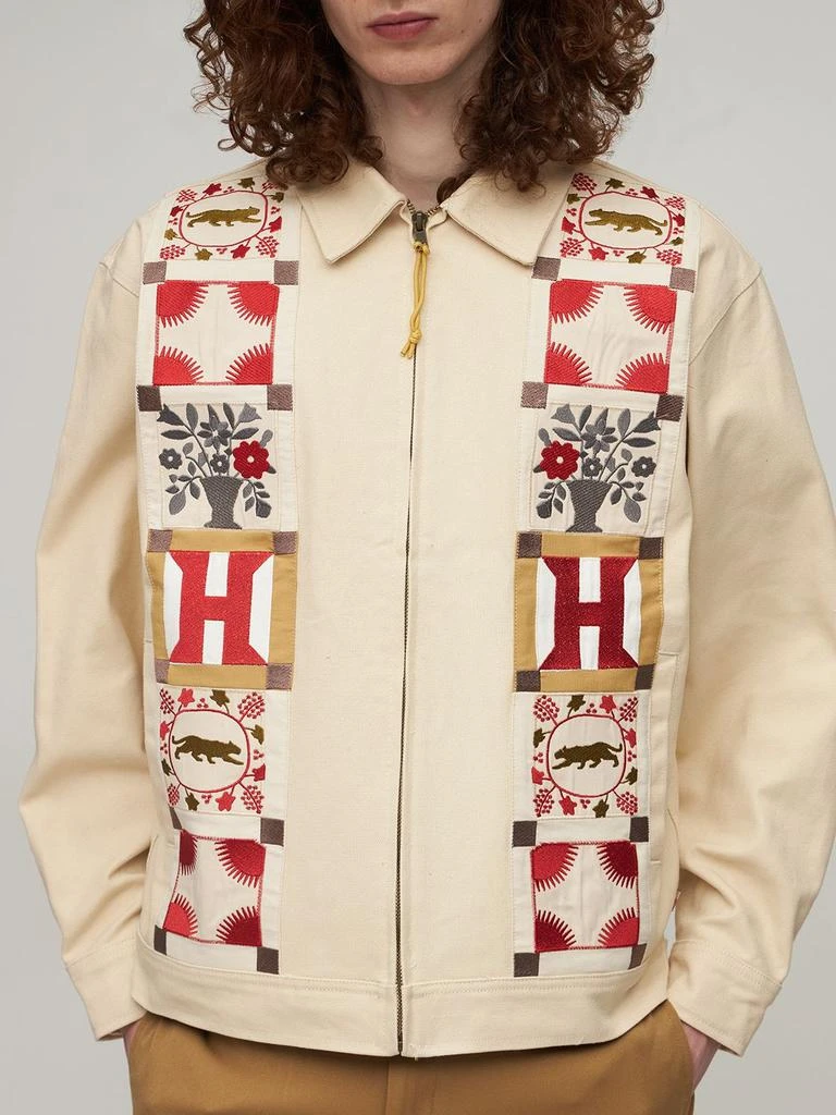 商品HONOR THE GIFT|Printed Cotton Canvas Jacket,价格¥860,第2张图片详细描述