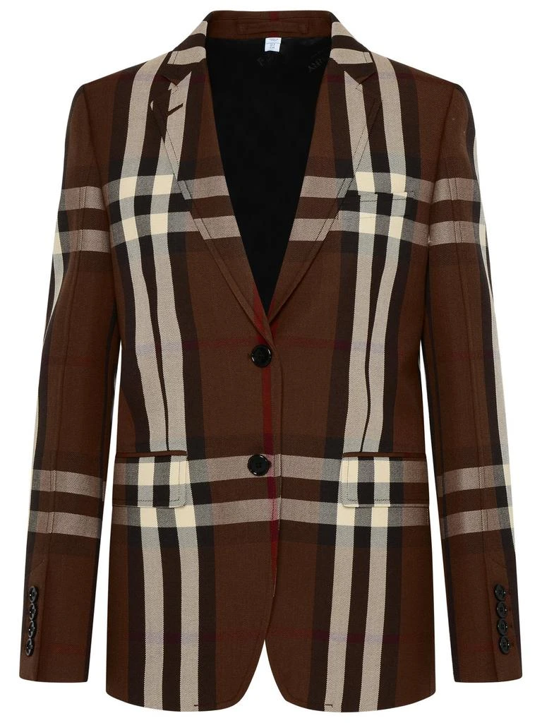 商品Burberry|Burberry Checked Tailored Blazer,价格¥11336,第1张图片