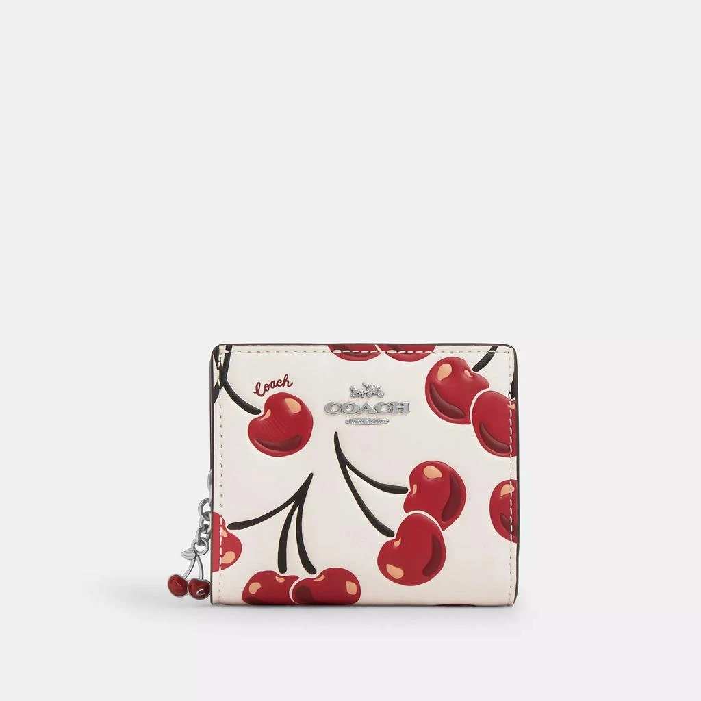商品Coach|Snap Wallet With Cherry Print,价格¥551,第1张图片
