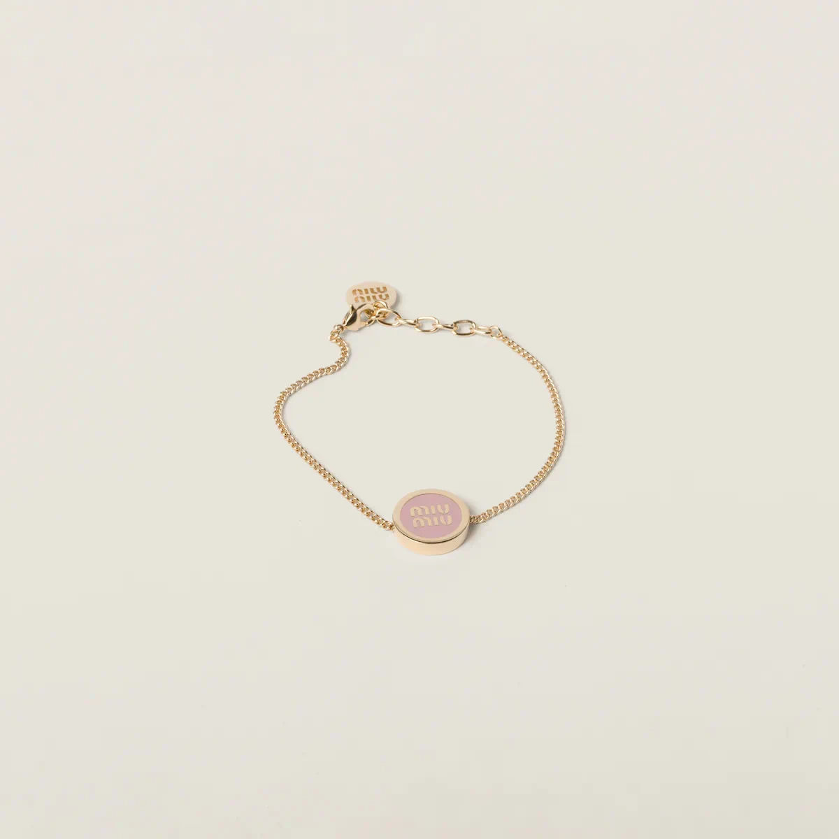 商品Miu Miu|【预售】 缪缪 24秋冬 女士 手链 Bracelet en métal émaillé 5IB507_2F6T_F0615,价格¥3763,第1张图片