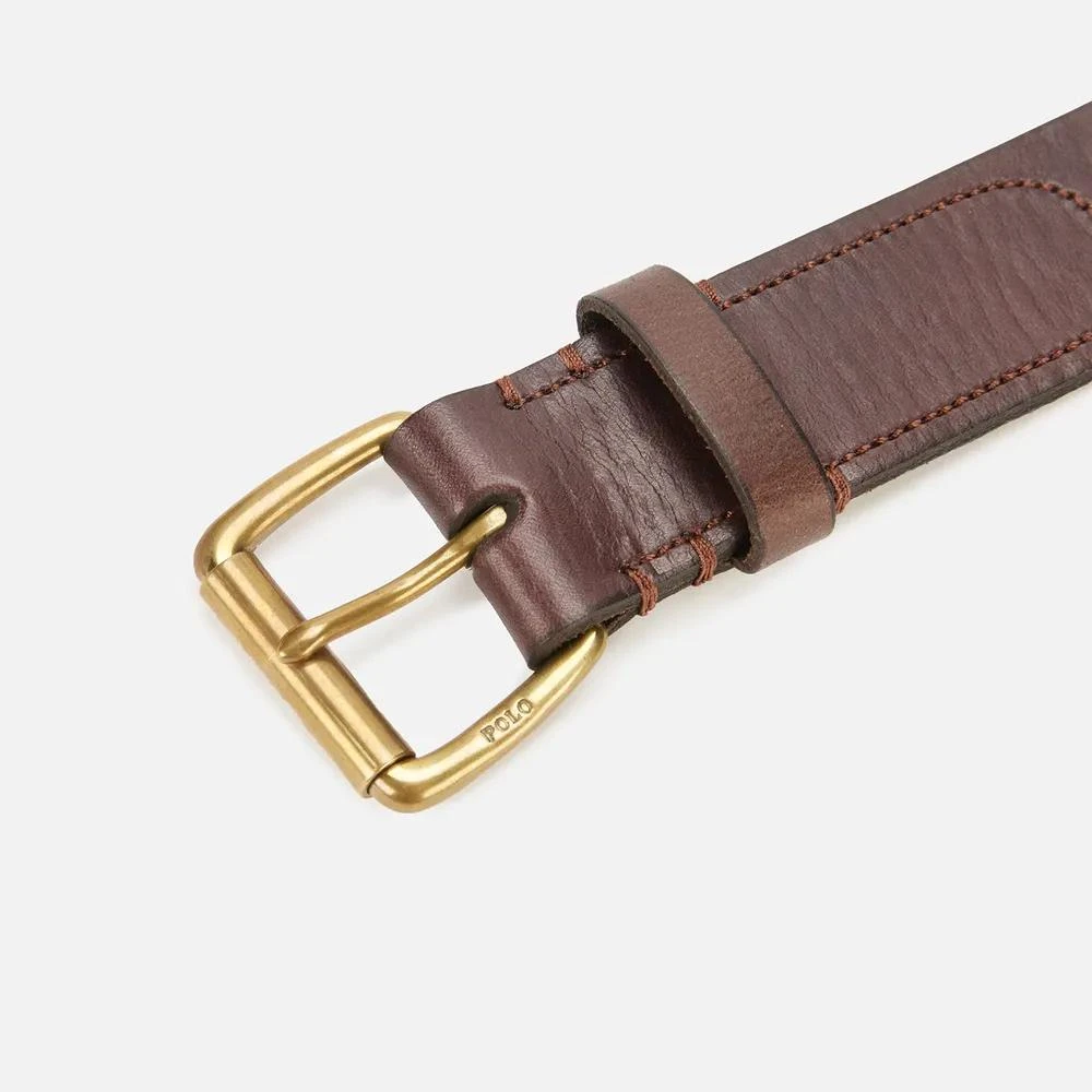 商品Ralph Lauren|Polo Ralph Lauren Men's PP Charm Casual Tumbled Leather Belt,价格¥674,第3张图片详细描述