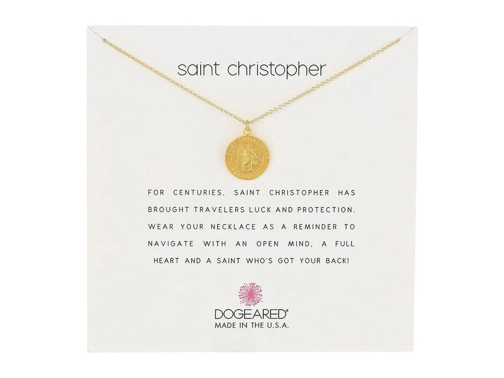 商品Dogeared|Saint Christopher Travelers Reminder Necklace,价格¥578,第1张图片