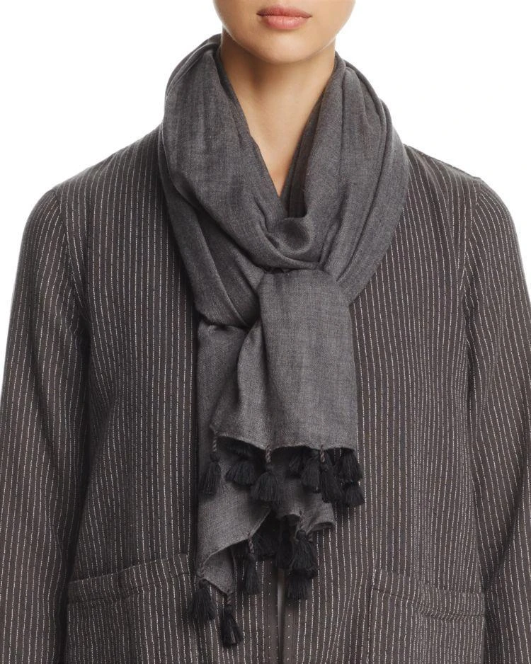 商品Eileen Fisher|Eileen Fisher Tassels Scarf,价格¥621,第1张图片