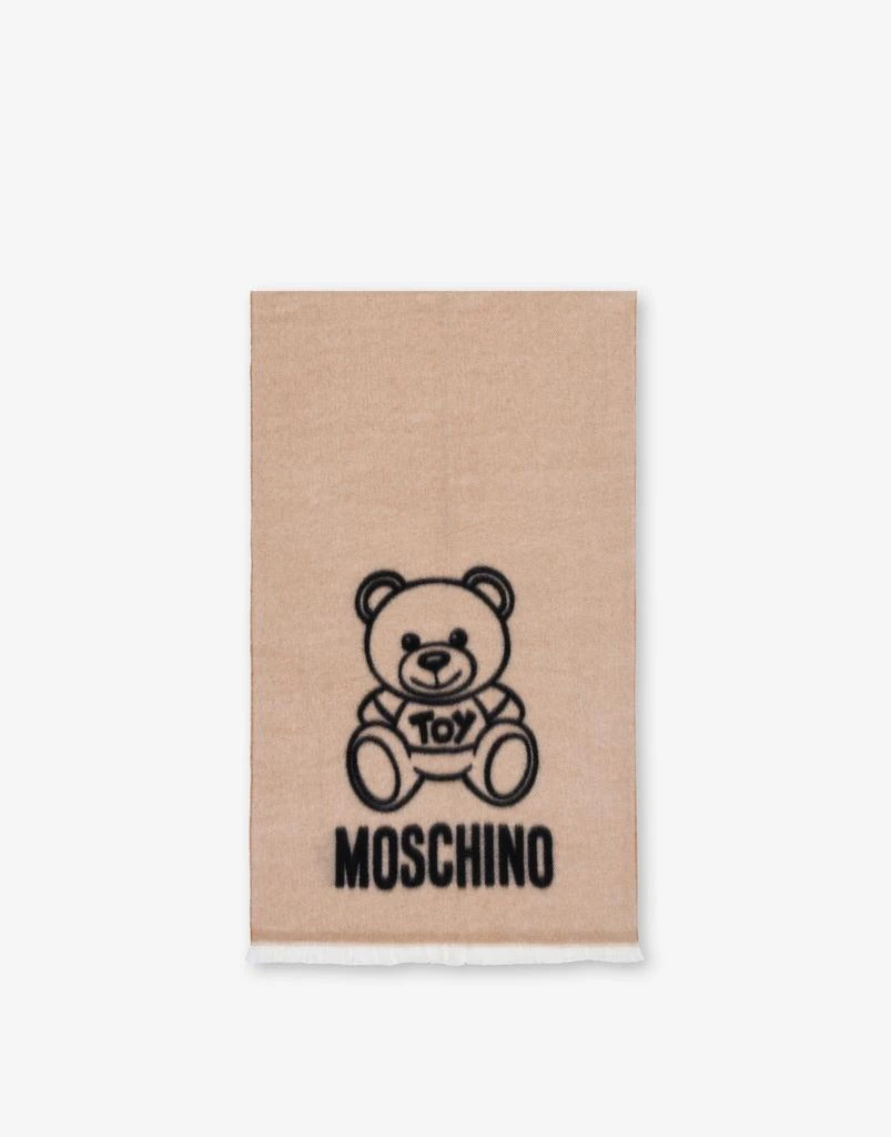 商品Moschino|Moschino Teddy Bear Wool Scarf,价格¥2481,第1张图片