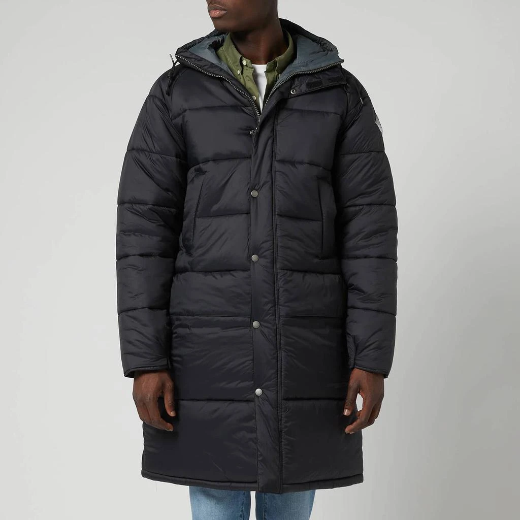 商品Barbour|Barbour Beacon Men's Nylon Parka Quilt Jacket - Black,价格¥959,第3张图片详细描述