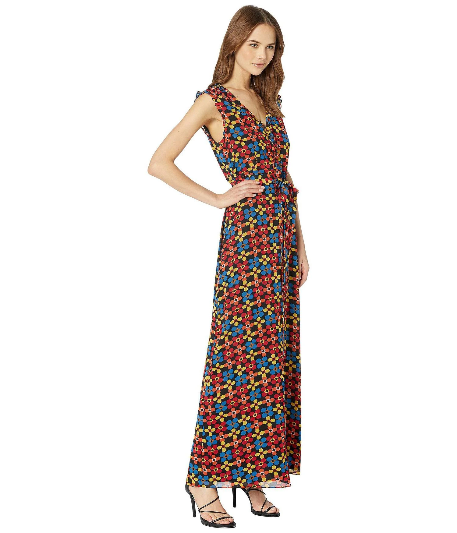 商品Juicy Couture|Blocked Floral Maxi Dress,价格¥337,第4张图片详细描述