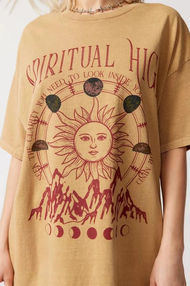 商品Urban Outfitters|Spiritual High T-Shirt Dress,价格¥222,第4张图片详细描述