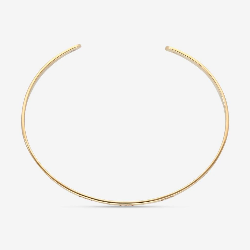 商品Gucci|Gucci Icon 18K Yellow Gold Thin Bangle Bracelet YBA434524001017,价格¥14521,第2张图片详细描述