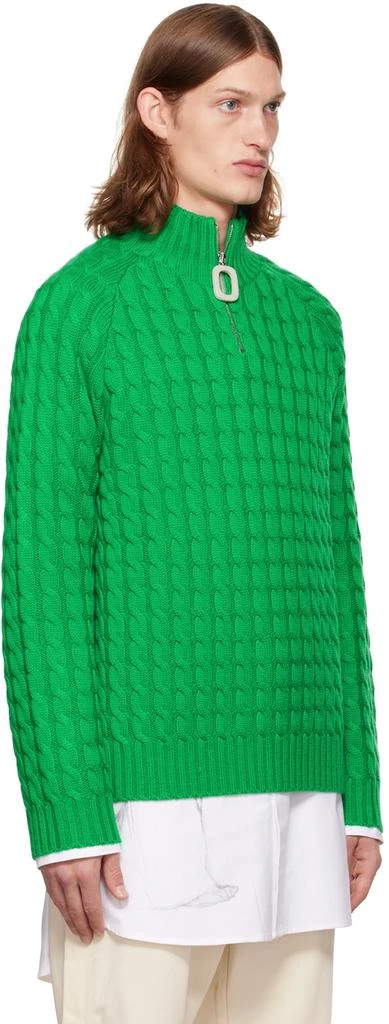 商品JW Anderson|Green Cable Turtleneck,价格¥2239,第2张图片详细描述