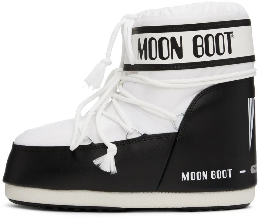 商品Moon Boot|White & Black Icon Boots,价格¥1315,第3张图片详细描述