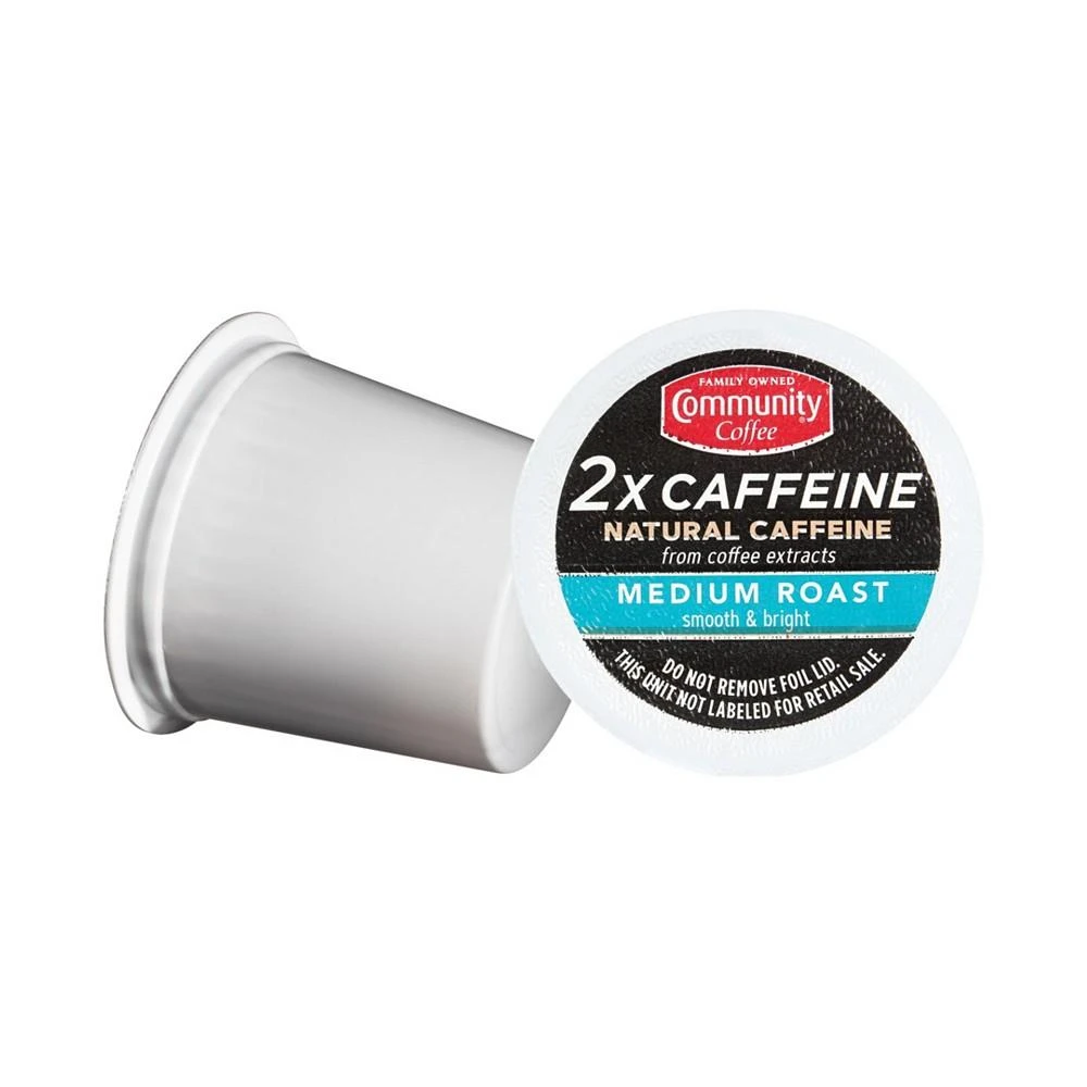 商品Community Coffee|2X Caffeine Medium Roast Single Serve Pods, Keurig K-Cup Brewer Compatible, Pack of 60,价格¥499,第5张图片详细描述