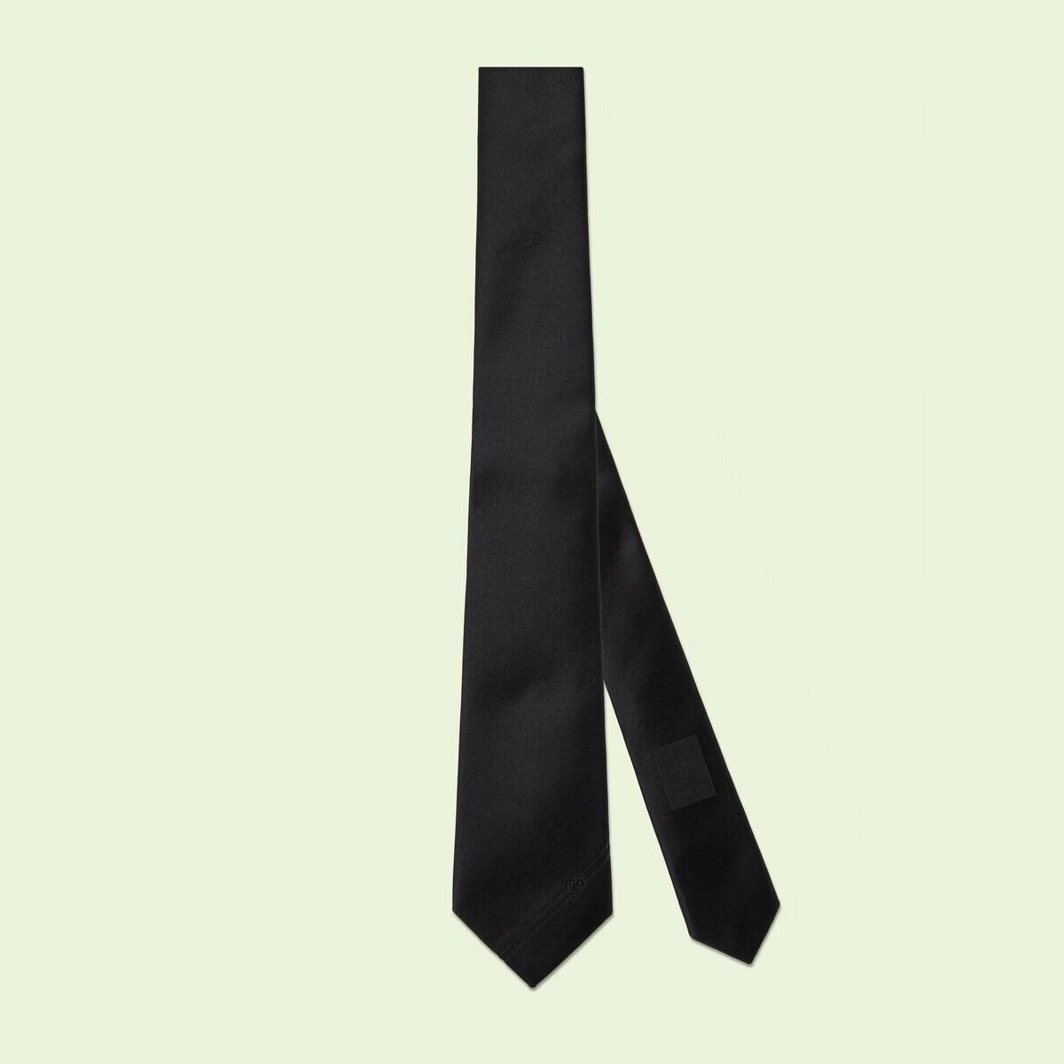 【预售】 古驰 24秋冬 男士 领带 互扣式双G真丝领带 707260 4EAAU 1000 商品