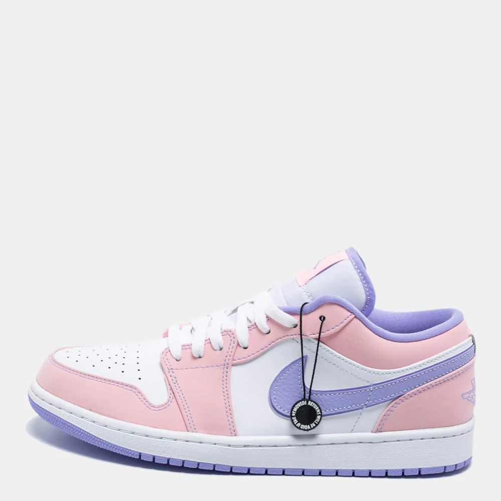 商品Jordan|Air Jordans Multicolor Leather Jordan 1 Low Sneakers Size 44,价格¥2328,第1张图片