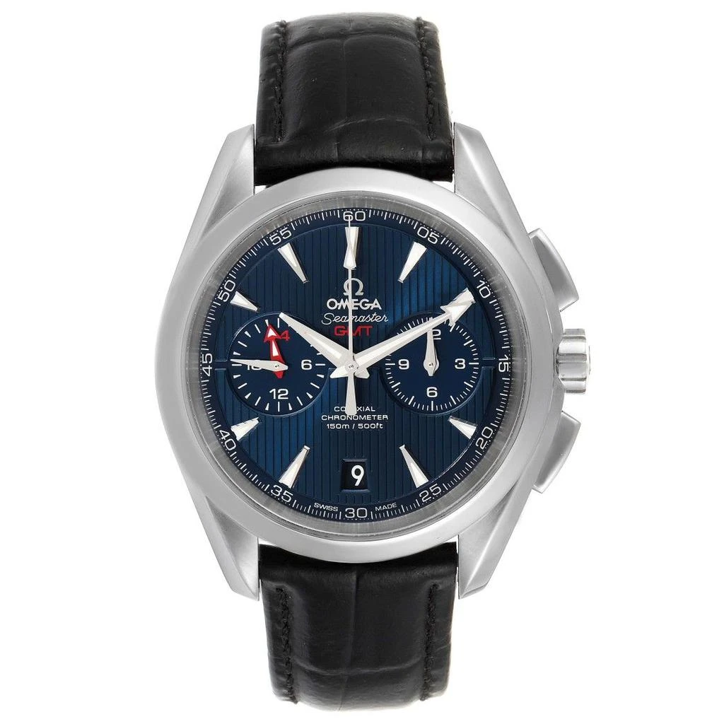 商品[二手商品] Omega|Seamaster Aqua Terra Gmt Mens Watch 231.13.43.52.03.001 Box Card,价格¥37453,第1张图片