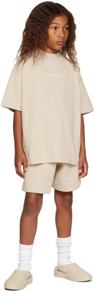 商品Essentials|Kids Taupe Bonded T-Shirt,价格¥263,第4张图片详细描述