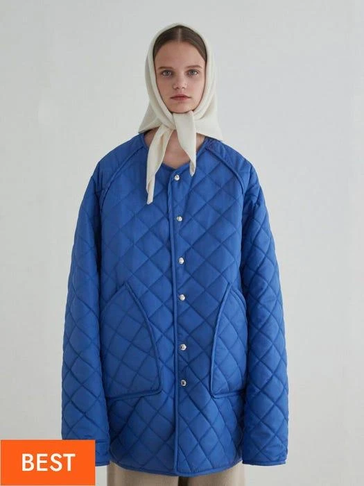 商品TRUNK PROJECT|Quilted Jacket Blue,价格¥981,第1张图片