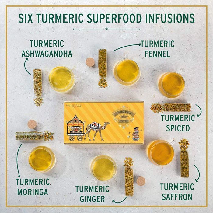 商品VAHDAM|Turmeric Tea Tales,价格¥299,第2张图片详细描述