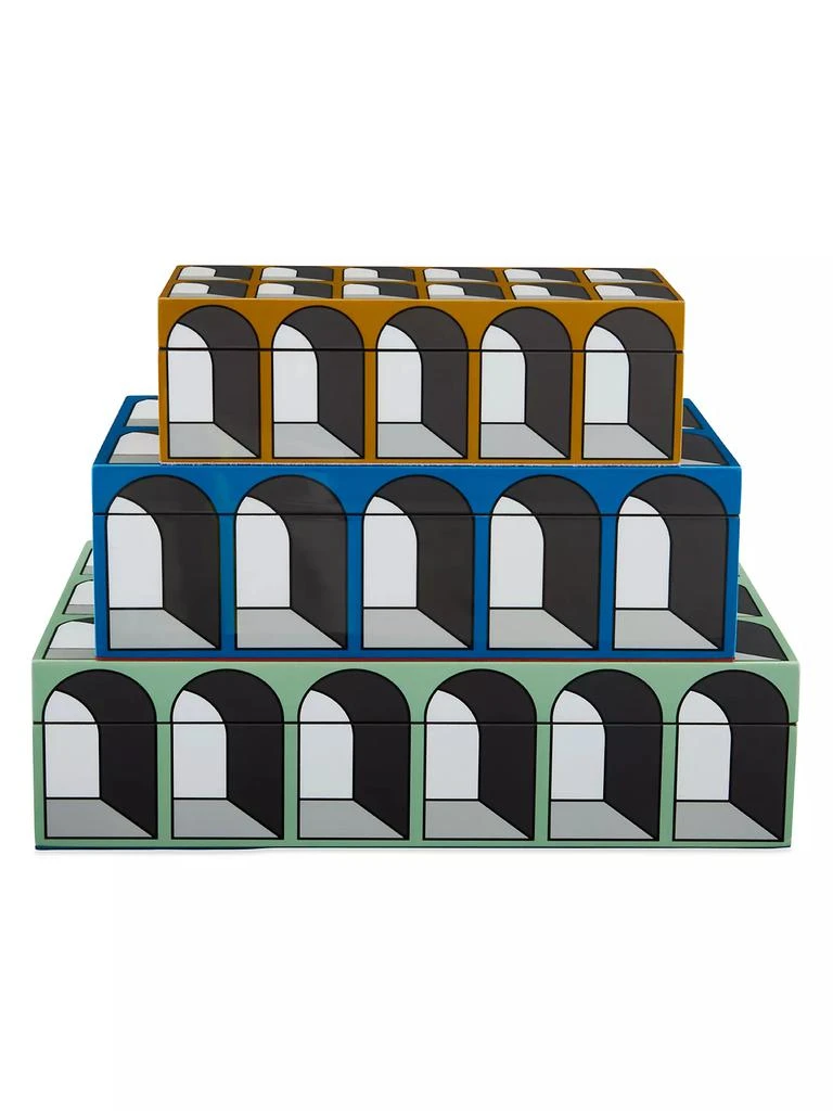 商品Jonathan Adler|Arcade Lacquer Small Stacking Box,价格¥656,第3张图片详细描述