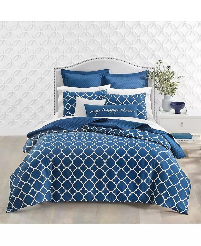 商品Charter Club|LAST ACT! Geometric Dove 2-Pc. Comforter Set, Twin, Exclusively at Macy’s,价格¥265,第5张图片详细描述