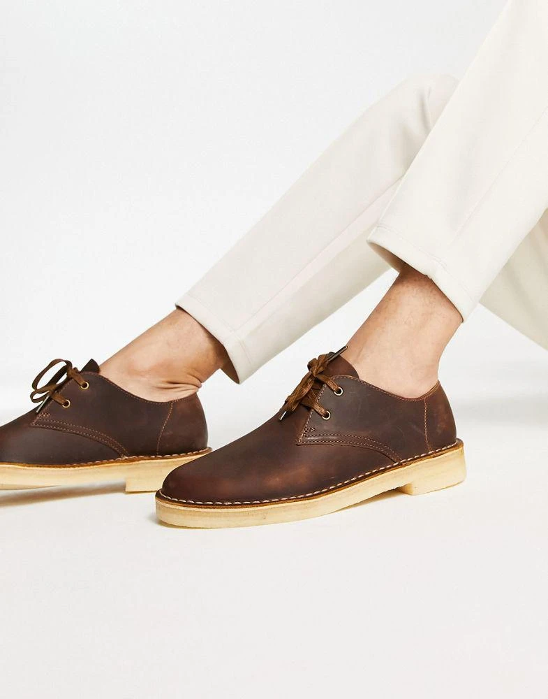 商品Clarks|Clarks Originals desert trek boots in beeswax,价格¥672,第4张图片详细描述