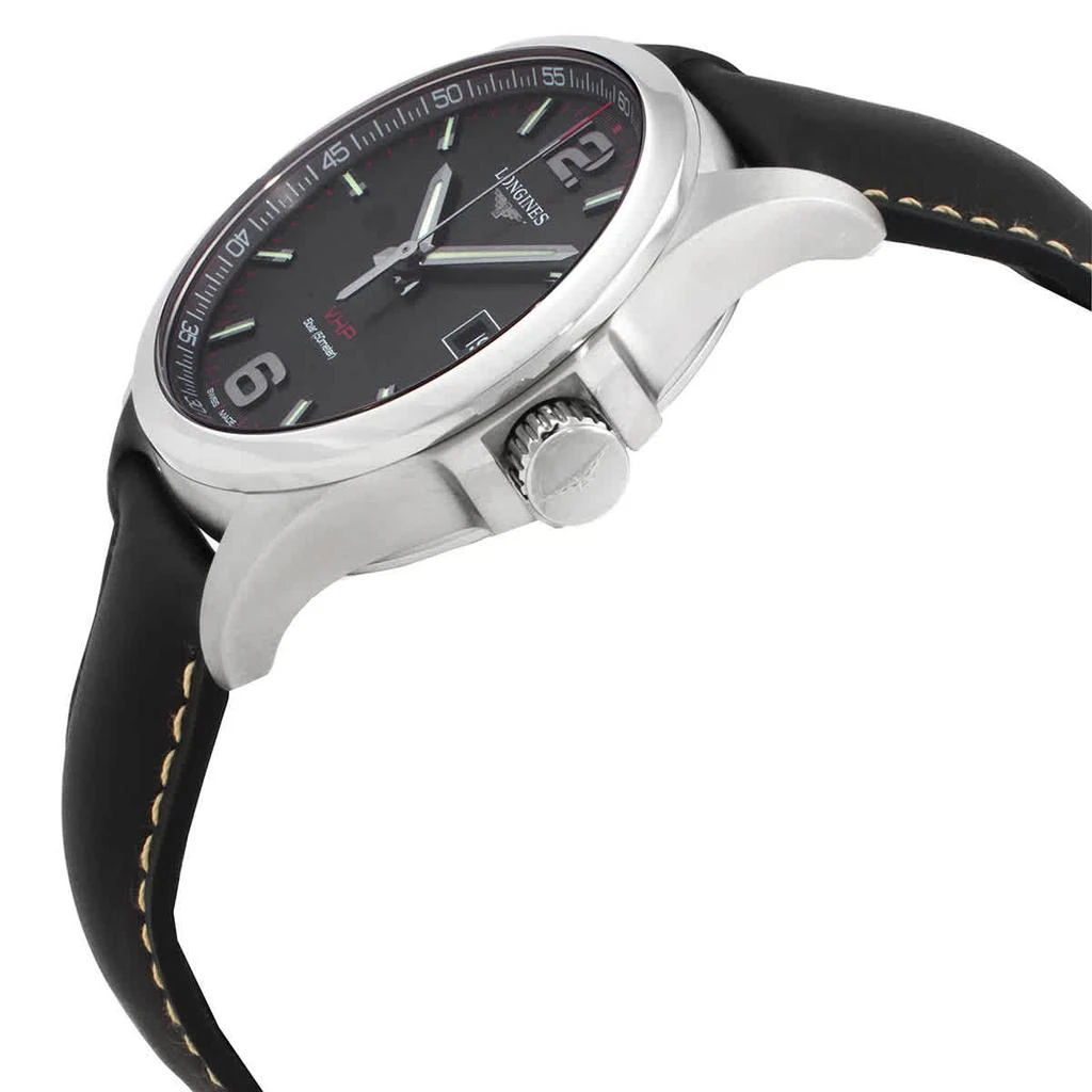 商品Longines|Conquest V.H.P. Quartz Black Dial Men's Watch L3.726.4.56.3,价格¥5621,第2张图片详细描述