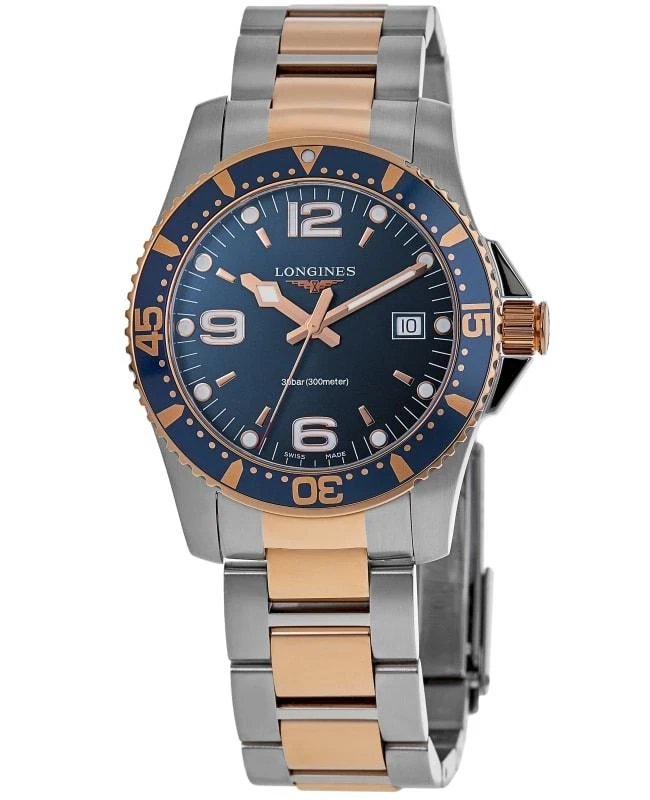 商品Longines|Longines HydroConquest Quartz 41mm Blue Dial Diving Watch Men's Watch L3.740.3.98.7,价格¥6995,第1张图片