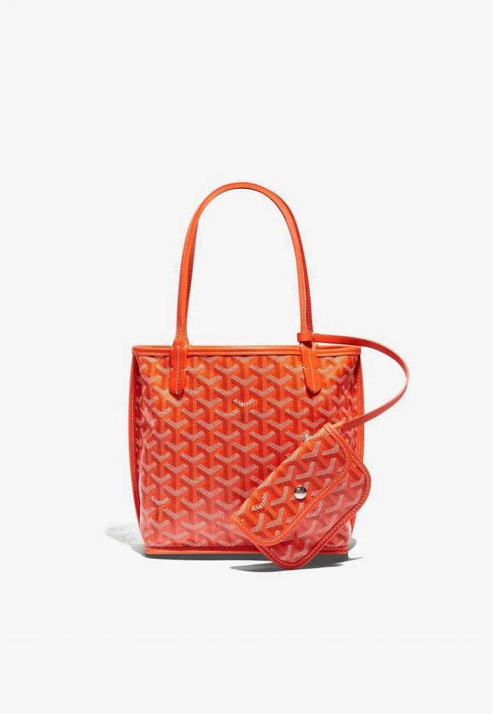 商品Goyard|Mini Anjou Tote Bag in Chevroches Calfskin and Goyardine Canvas,价格¥27650,第1张图片