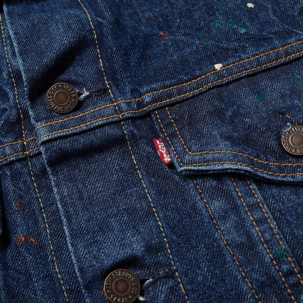 商品Levi's|END. x Levi'sÂ® 'Painted' Selvedge Trucker Jacket,价格¥761,第3张图片详细描述