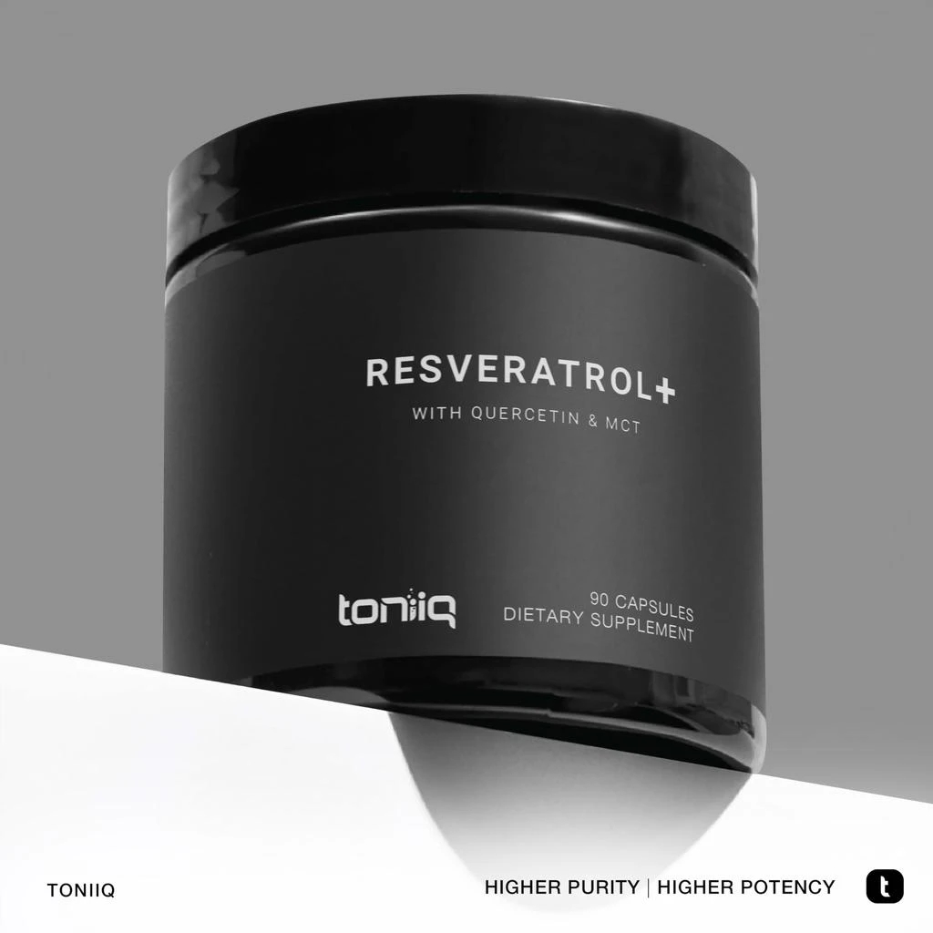 商品Toniiq|Toniiq Ultra High Purity Resveratrol Capsules - 98% Trans-Resveratrol - Highly Purified and Bioavailable - 60 Caps Reservatrol Supplement,价格¥213,第3张图片详细描述