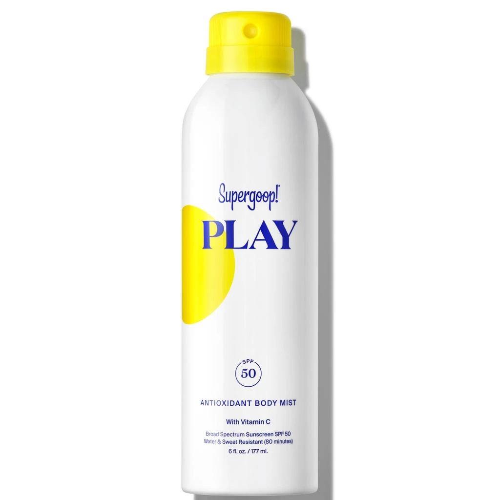 商品Supergoop!|Supergoop!® PLAY Antioxidant Body Mist SPF 50 with Vitamin C 3 fl. oz.,价格¥150,第1张图片