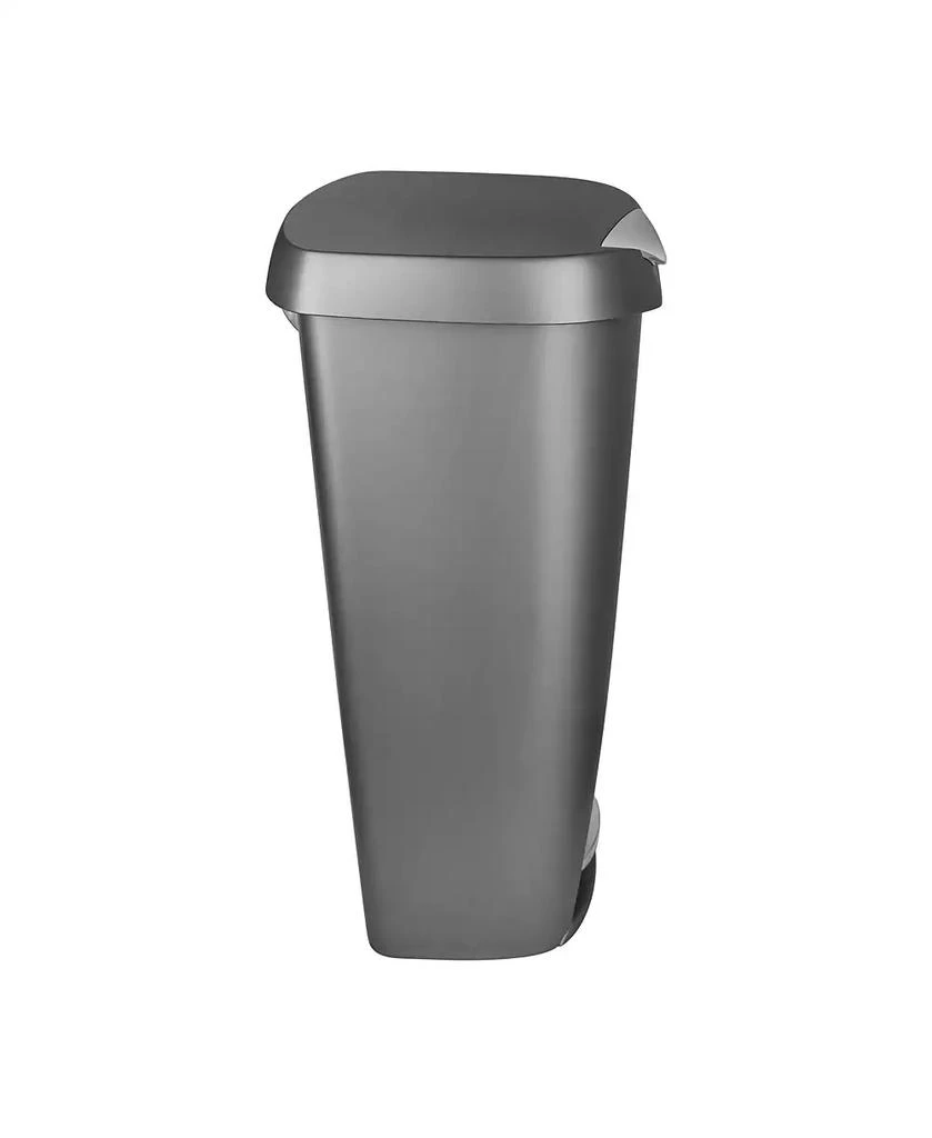 商品Umbra|Brim 13G Step Can, Black/Nickel,价格¥261,第4张图片详细描述