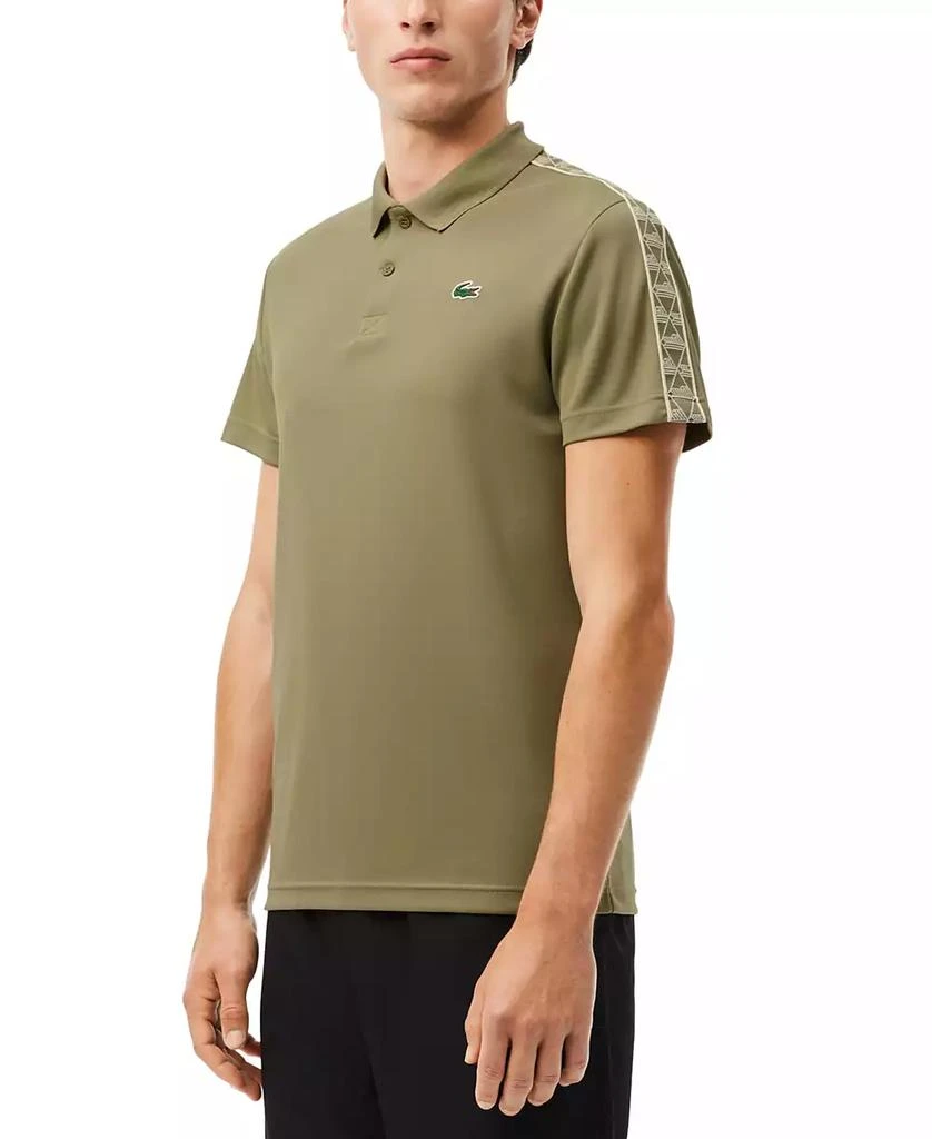 商品Lacoste|Men's Jacquard Striped Polo Shirt,价格¥824,第1张图片