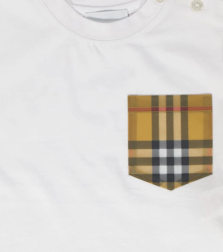 商品Burberry|Baby Vintage Check棉质针织T恤,价格¥1052,第3张图片详细描述