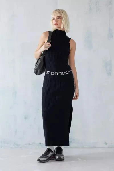 商品Urban Outfitters|UO Marisa High Neck Knitted Maxi Dress,价格¥598,第1张图片