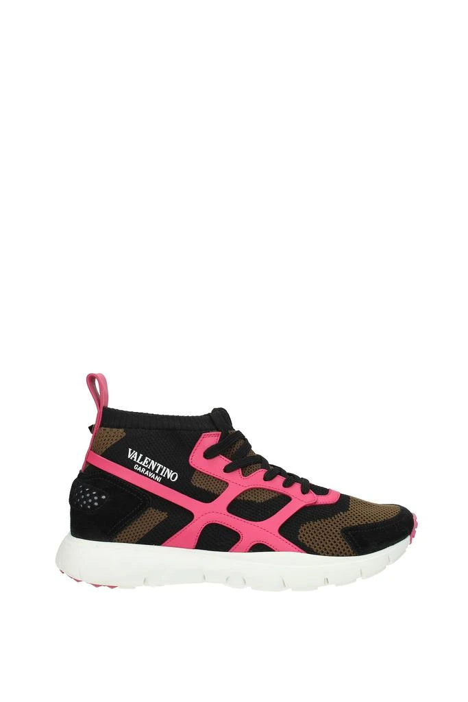 商品Valentino|Sneakers Fabric Black Pink,价格¥1875,第1张图片