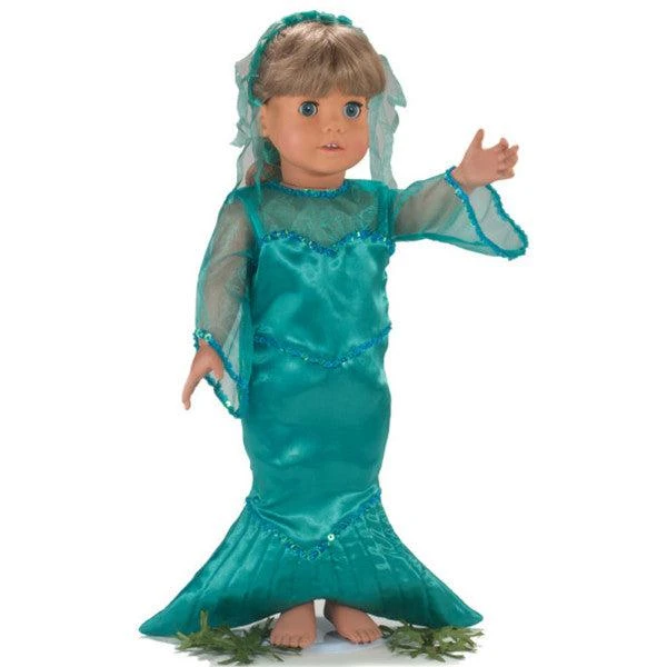 商品Teamson|Sophia’s Mermaid Costume for 18” Dolls, Green,价格¥199,第1张图片