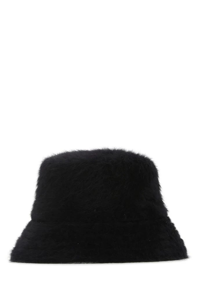 商品Kangol|Black angora blend Furgora Bucket hat,价格¥287,第1张图片