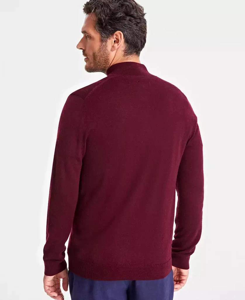 商品Club Room|Men's Merino Zip-Front Sweater, Created for Macy's,价格¥190,第2张图片详细描述