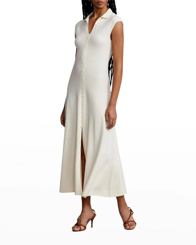 商品Ralph Lauren|Cashmere Polo Sweater Dress,价格¥2127,第1张图片