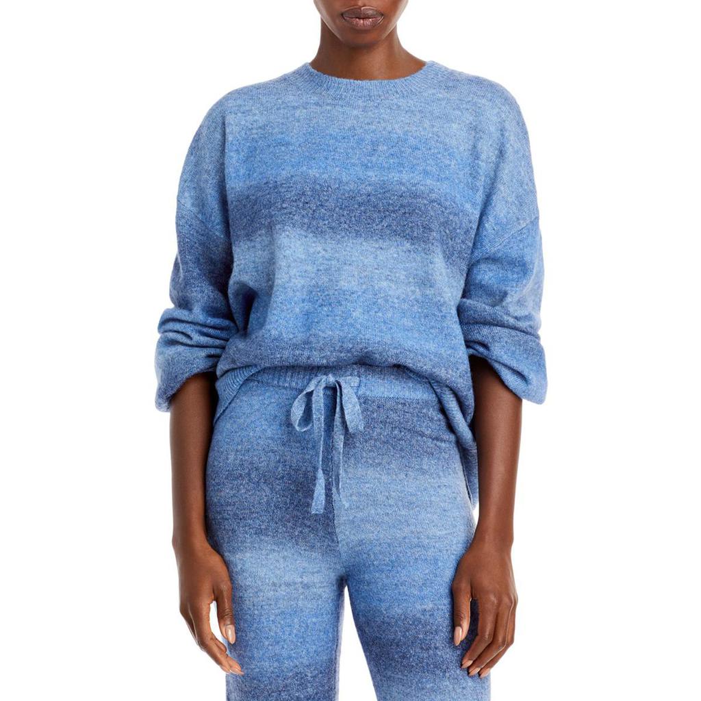 Aqua Womens Space Dye Crewneck Pullover Sweater商品第1张图片规格展示
