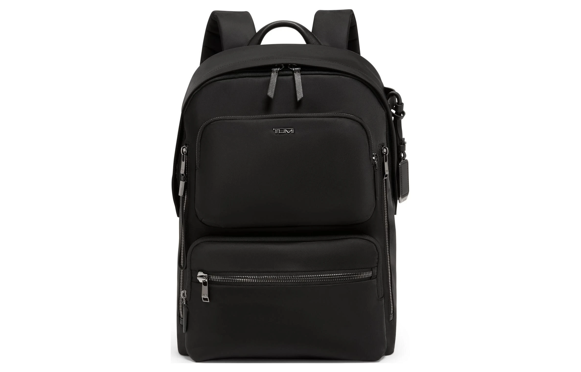 商品[国内直发] Tumi|途明 Montana 徽标Logo拉链开合 尼龙 双肩包 男款 黑色拼烟枪色,价格¥5139,第1张图片