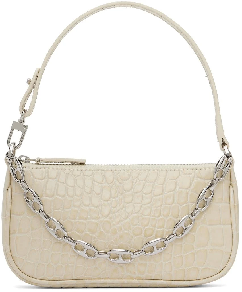 商品by FAR|Off-White Mini Croc Rachel Shoulder Bag,价格¥1201,第1张图片