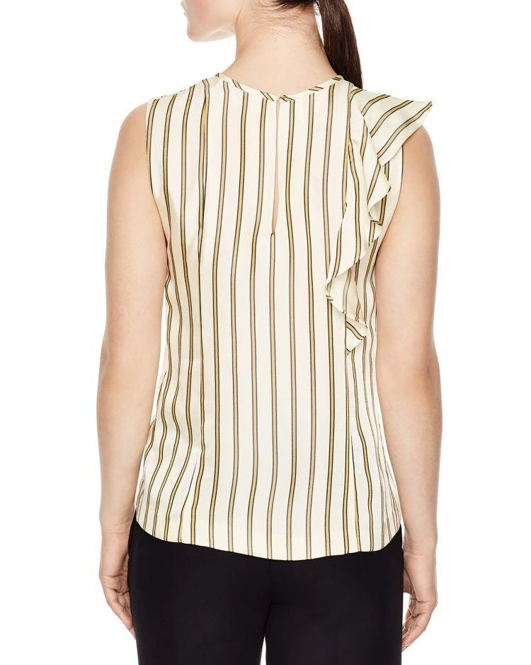 商品Sandro|Bari Striped Asymmetric Top,价格¥1216,第2张图片详细描述