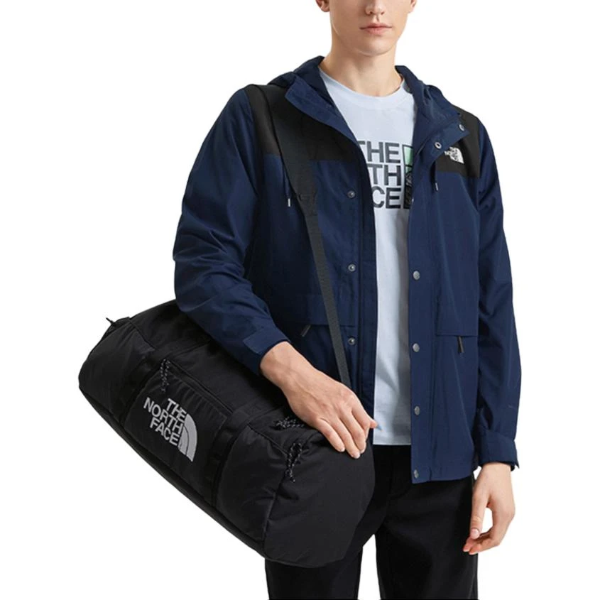 商品[国内直发] The North Face|北面  山系户外品牌logo设计色块撞色连帽舒适简约  防水防风防泼水冲锋衣 通用 蓝色,价格¥1000,第8张图片详细描述