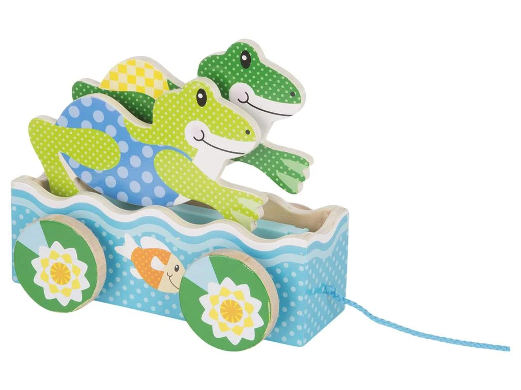 商品Melissa & Doug|First Play Friendly Frogs Pull Toy,价格¥222,第1张图片