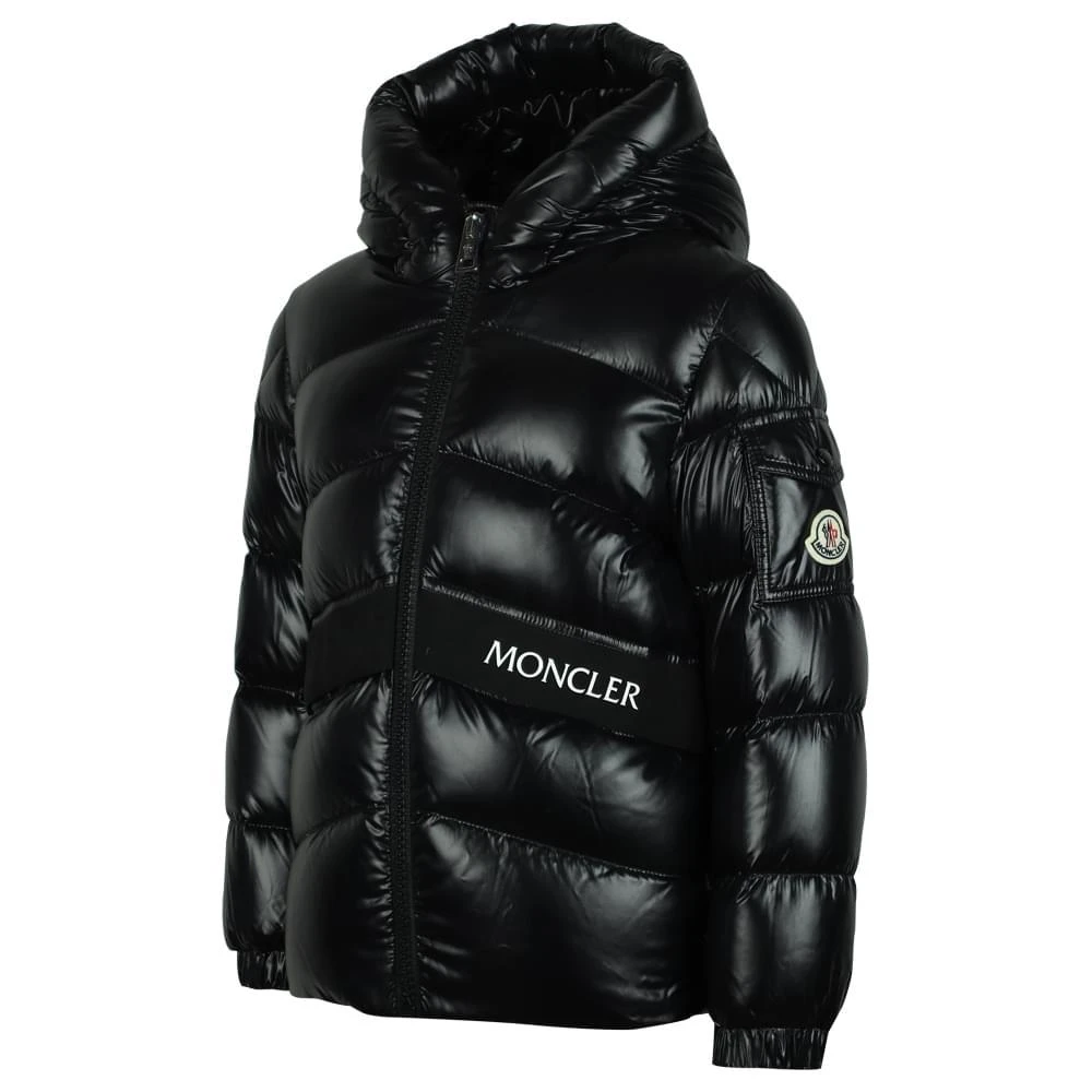 商品Moncler|Black Groseiller Hooded Down Jacket,价格¥4619,第3张图片详细描述