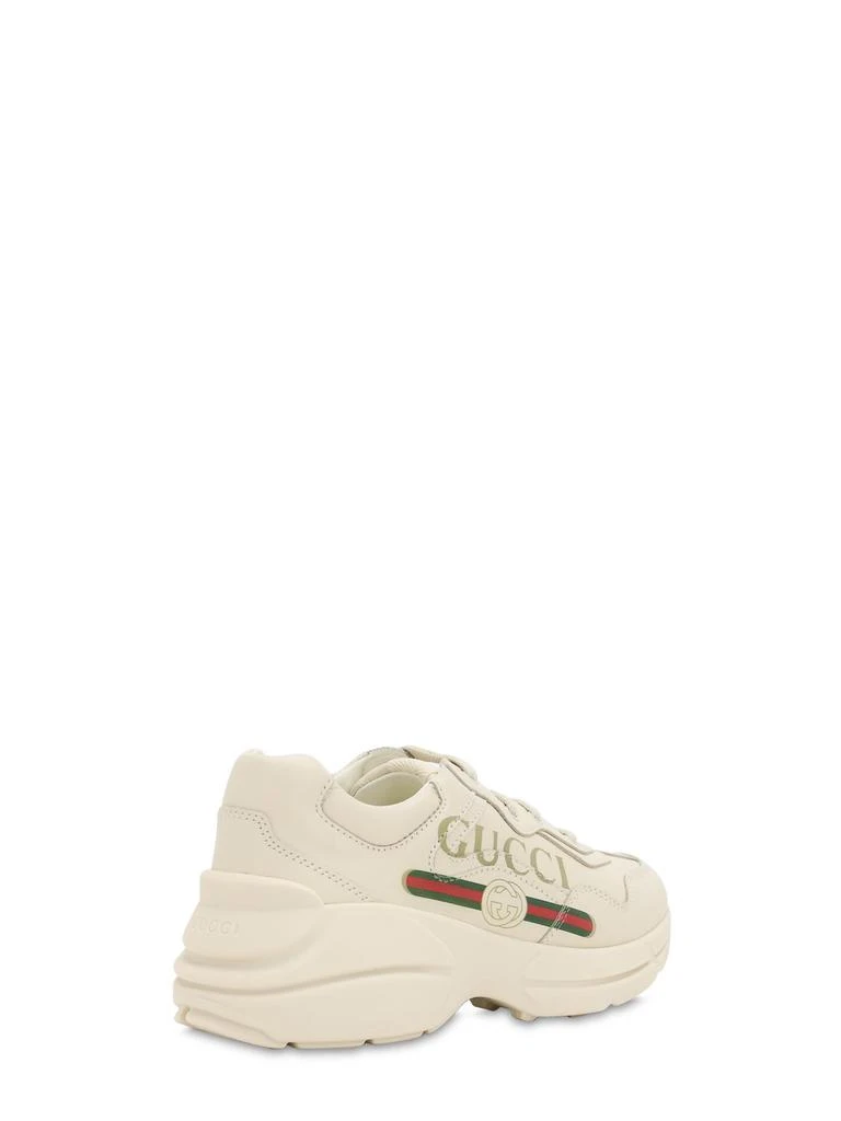 商品Gucci|Rhyton Leather Sneakers,价格¥5043,第3张图片详细描述