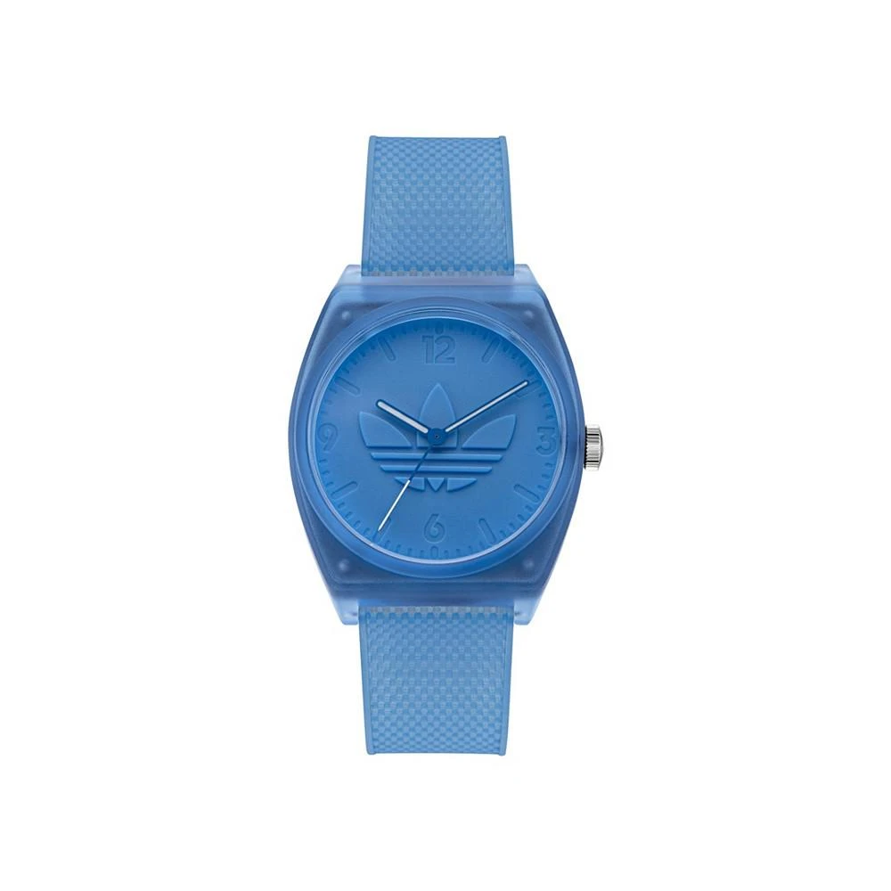 商品Adidas|Unisex Three Hand Project Two Blue Resin Strap Watch 38mm,价格¥516,第1张图片